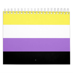 Nonbinary Pride Flag Kalender