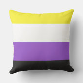 Nonbinary Pride Flag Kussen (Achterkant)
