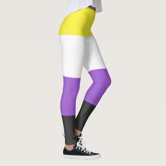 Nonbinary Pride Flag Leggings (Rechts)