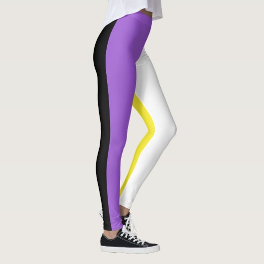 Nonbinary Pride Flag Leggings (Rechts)