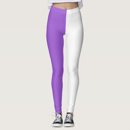 Nonbinary Pride Flag Leggings (Voorkant)