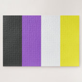 Nonbinary Pride Flag Legpuzzel (Horizontaal)