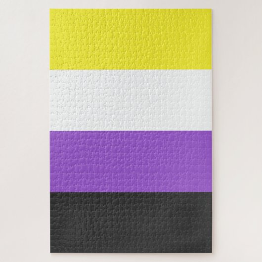Nonbinary Pride Flag Legpuzzel (Verticaal)