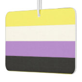 Nonbinary Pride Flag Luchtverfrisser (Links)
