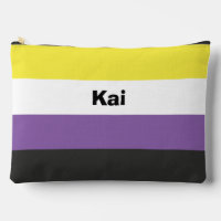 Nonbinary Pride Flag Name of Monogram