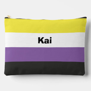 Nonbinary Pride Flag Name of Monogram Etui