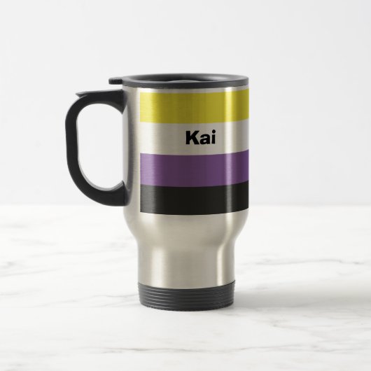 Nonbinary Pride Flag Name of Monogram Reisbeker (Links)