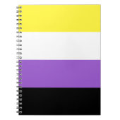 Nonbinary Pride Flag Notitieboek (Voorkant)