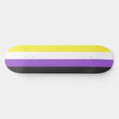 Nonbinary Pride Flag Persoonlijk Skateboard (Horizontaal)
