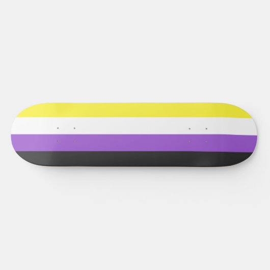 Nonbinary Pride Flag Persoonlijk Skateboard (Horizontaal)