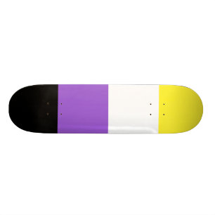 Nonbinary Pride Flag Persoonlijk Skateboard