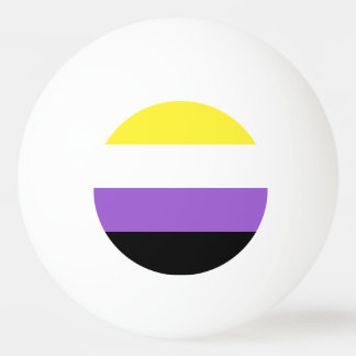 Nonbinary Pride Flag Pingpongbal