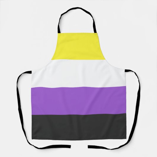 Nonbinary Pride Flag Schort (Voorkant)