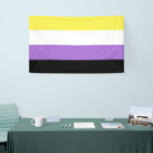 Nonbinary Pride Flag Spandoek (Beurs)