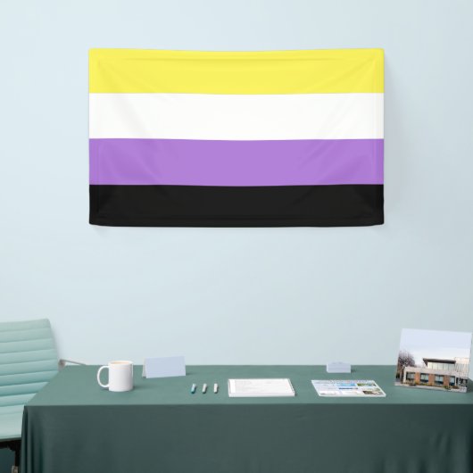 Nonbinary Pride Flag Spandoek (Beurs)