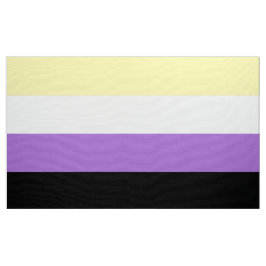 Nonbinary Pride Flag Stof