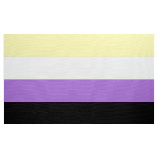 Nonbinary Pride Flag Stof (Yard (91,4 cm))