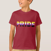 Nonbinary Pride Flag T-shirt (Voorkant)