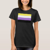 Nonbinary Pride Flag T-shirt (Voorkant)