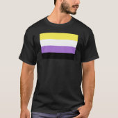 Nonbinary Pride Flag T-shirt (Voorkant)