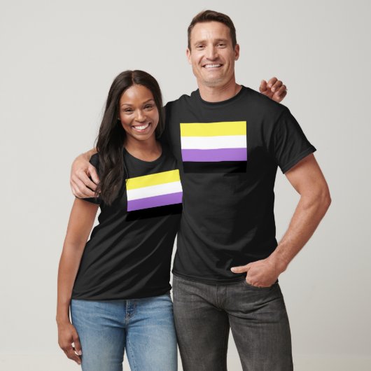 Nonbinary Pride Flag T-shirt (Unisex)