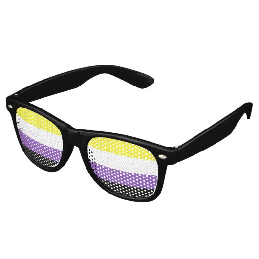 Nonbinary Pride Flag Zonnebril (Gekanteld)