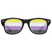 Nonbinary Pride Flag Zonnebril (Voorkant)