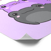 Nonbinary Pride Frog - Cute Kawaii esthetic Frog Poster (Hoek)