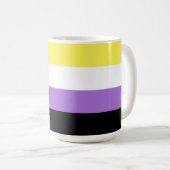 Nonbinary Pride Koffiemok (Voorkant rechts)