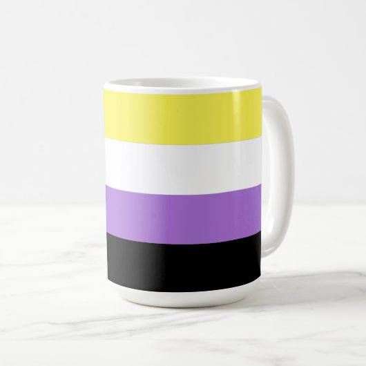 Nonbinary Pride Koffiemok (Voorkant rechts)