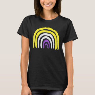Nonbinary Pride Rainbow T-shirt