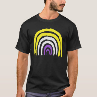 Nonbinary Pride Rainbow T-shirt