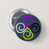 Nonbinary Pride Ronde Button 5,7 Cm (Voorkant /achterkant)