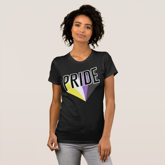 Nonbinary Pride T-Shirt (Voorkant volledig)