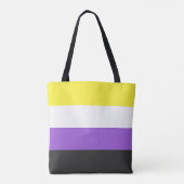 Nonbinary Pride Tote Bag (Achterkant)