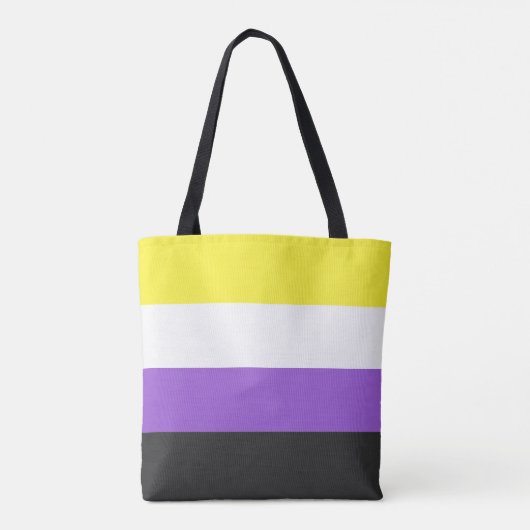 Nonbinary Pride Tote Bag (Achterkant)
