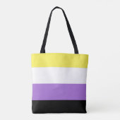 Nonbinary Pride Tote Bag (Achterkant)