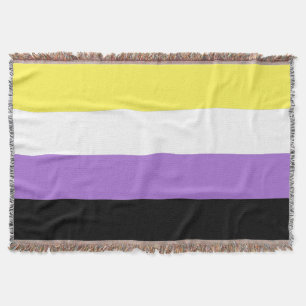 Nonbinary Pride Vlag Deken