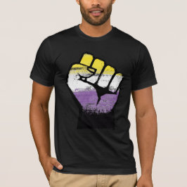 Nonbinary Resistance Fist T-shirt