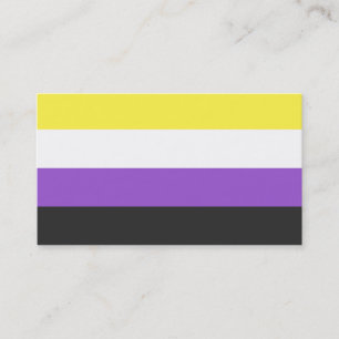 Nonbinary roepenkaarten (def. + " zij " - uitlatin contactkaartje