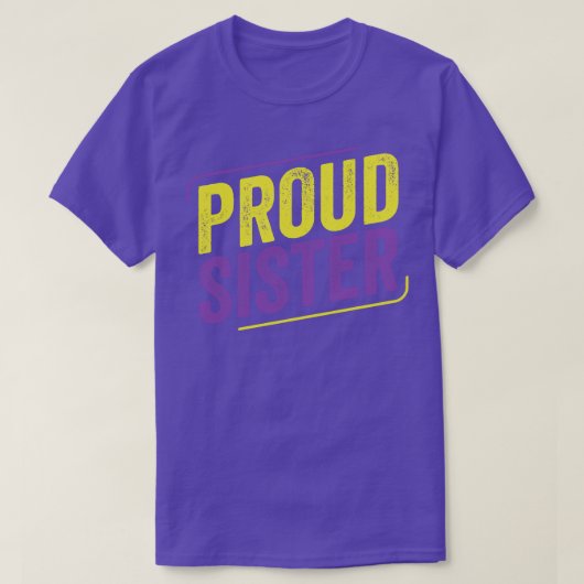 NonBinary Trots Zuster LGBT Enby Zuster Ally T-shirt (Design voorkant)