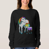 Nonbinary Unicorn Mama Trui (Voorkant)