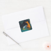 Nonbinary Vierkante Sticker (Envelop)