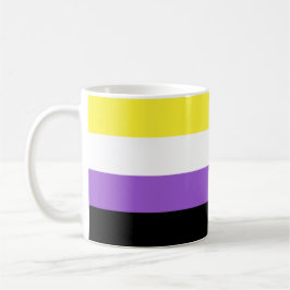 Nonbinary vlag koffiemok
