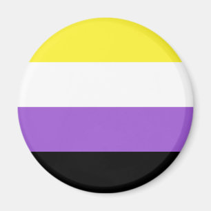 Nonbinary Vlag LGBT Magneet