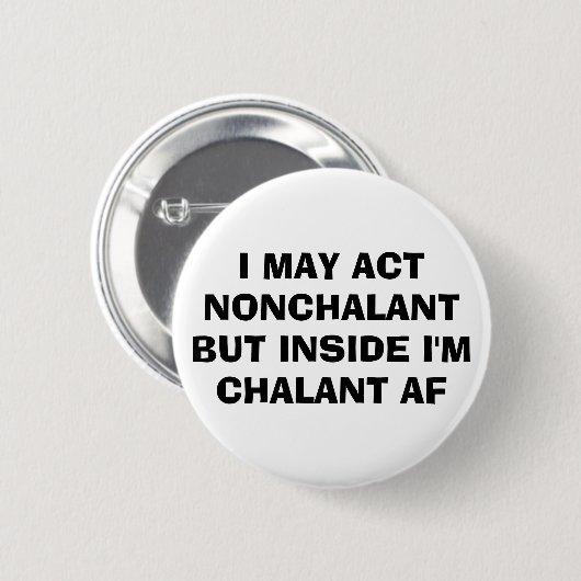Nonchalant | Chalant AF Ronde Button 5,7 Cm (Voorkant /achterkant)