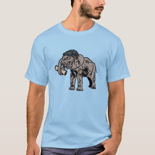 Nonchalant Jumbo T-shirt (Blauw) (Voorkant)
