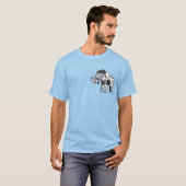 Nonchalant Jumbo T-shirt (Hemelsblauw) (Voorkant volledig)
