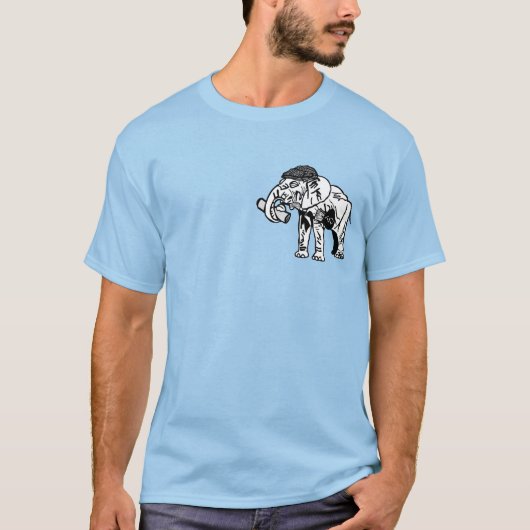 Nonchalant Jumbo T-shirt (Hemelsblauw) (Voorkant)