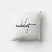 Nonchalant – Moeiteloos cool statement Kussen (Voorkant)